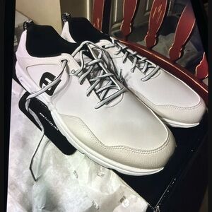 FootJoy Men's White and Black golf Athletic Sneakers